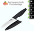 Steak Knives Set of 6 Muti-color Kitchen Ceramic Knife Set Sharp Outdoor BBQ Knife...