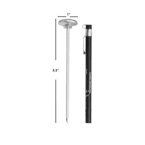 Home Basics Durable Cooking Thermometer, Stainless Steel...