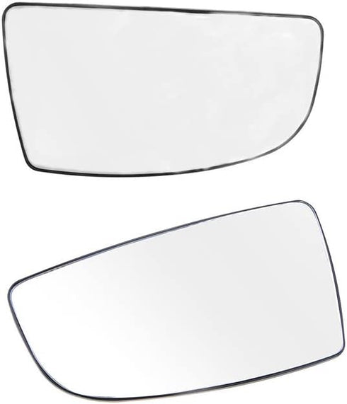 Rearview Mirror Glass BK3Z17K707B, Passenger Side Door Mirror Glass Lower Wing Mirror Glass, Compatible with Ford Transit 2014-2020 MK8 2015-2019 ...