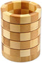 Bamboo Kitchen Tool Holder, Round Shaped Bamboo Kitchen Utensil Holder and Organizer...