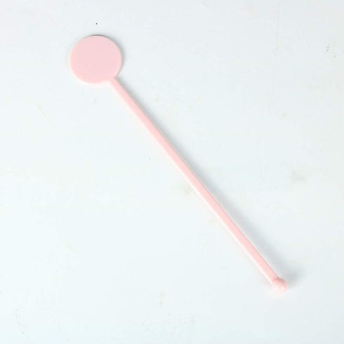 FOYARA 7 Inches Cocktail Swizzle Stick - Disc Top Drink Stirrers Plastic Coffee Whiskey Stirrers Pack of 50...