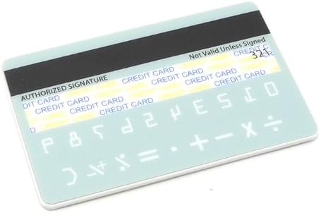 Doulex Mini Slim Credit Card Solar Power Calculator Small Pocket Calculator...