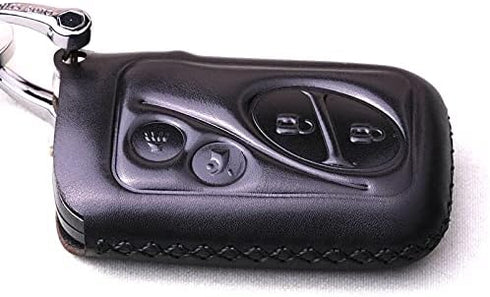 Italian Leather Key Fob Cover Case holder compatible with Lexus ES RX GX GS KS RX350 GX460 ES350 GS ISC IS LS...