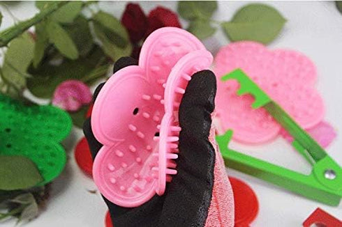 Thorn Leaf Stripper Professional Rose Leaf Thorn Stripper Kit Stripping Tool Thorn Remover for Rose Flower Floral Arrangement(Pink/Green)...