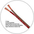 InstallGear 12 Gauge AWG 30ft Speaker Wire True Spec and Soft Touch Cable - Speaker Wire 12 Gauge - Red/Black (Great Use for Car Speakers Stereos,...