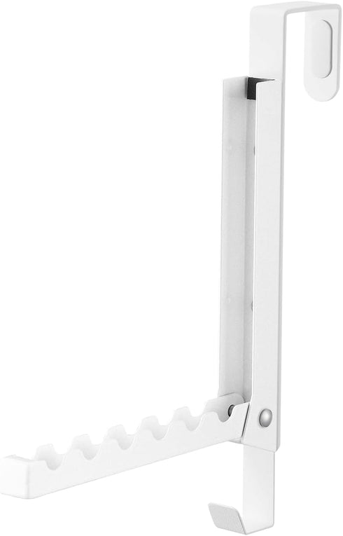 Smart Over The Door Coat Hook Organizer Collapsible Foldable Rack for Entryway Or Bedroom Closet - 2-Hook - Steel...