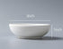 4pcs White Ceramic Seasoning Dishes Dipping Bowls Appetizer Plates,3 inch...