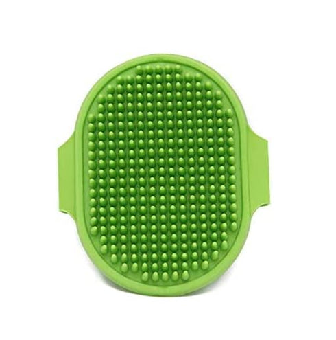 Veewon Silicone Pet Brush Pet Massage Bath Shampoo Brush Dogs Cats Cleaning Grooming Brushes (Green)...