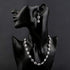 COLORFUL BLING Elegant Luxury Crystal Rhinestone Necklace Earrings Bracelet Jewelry Set Wedding Bridal for Women Wedding Prom...
