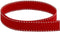 USA Made 3/8" Red & White Saddle Stitch Grosgrain Ribbon - 50 Yards (3/8" & 5/8" Options)...