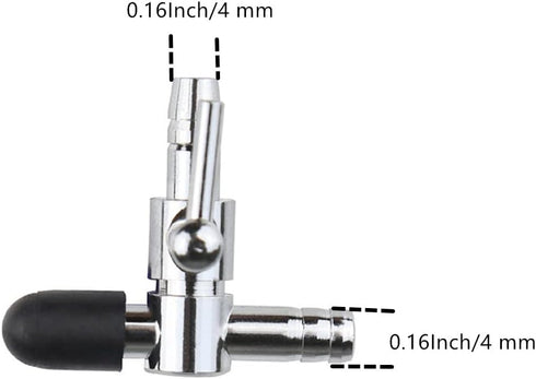Aquarium Fish Tank Air Flow Control Lever Pump Single Way T Valve, 6-Pack...