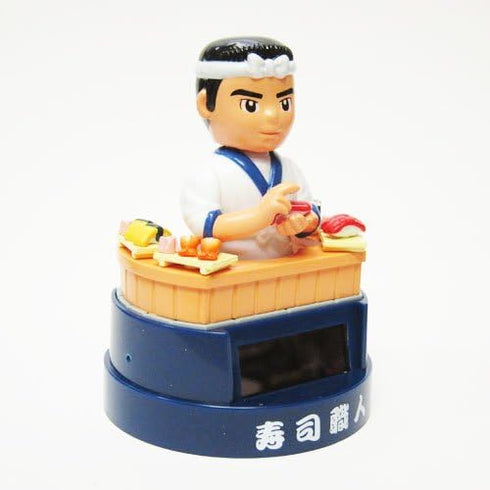 Japanese Solar Figurine Sushi Shop...