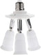 3 in 1 Light Socket Adapter, E26 E27 3 in 1 Light Splitter Bulbs Fixture Converter...