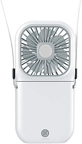 New Upgrade Handheld Fan Small Personal Fan with 3 Speeds Neck Rechargeable Portable Fan Powerful Mini USB Outdoor Fan Quiet Small Desk Fan Free A...