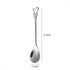 Stainless Steel Coffee Dessert Spoon, Cute Demitasse Spoon for Stirring, Creative Flower Sugar Spoon, 4 Pieces...
