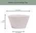 The Silicone Kitchen Reusable Silicone Baking Cups, Non-Toxic, BPA Free, Dishwasher Safe, Jumbo, 12 Pack, Designer White...