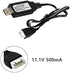 11.1V 2000mAh Li-ion Battery for R608 Brushless RC Boat 210E 200E RC Boat 2104 Brushless RC Truck with USB Charging Cable......