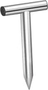 Hand Dibber, 10 Inch Stainless Seed Dibber, Hole Digger for Plant Labels Self Watering Stakes, Garden Planter Tools for Planting, Transplanting Pl...