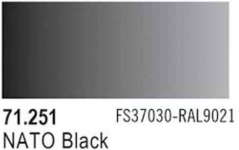 Vallejo Model Air 17 ml Acrylic Paint - Nato Black...