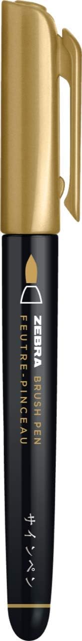 Zebra Pen Metallic Brush Pen, Medium Point, Pigment Ink, Assorted Colors, 21 Pack...