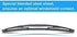 Rear Wiper Blade,ASLAM 14B Rear Windshield Wiper Blades Type-E for Original Equipment Replacement,Exact Fit(Pack of 2)...
