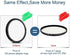20 Pieces Metal Step-Up Adapter Rings & Step Down Rings Kit Lens Filter Stepping Adapter Rings Set for DSLR Camera......