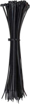 Klein Tools 450-210 Cable Ties, 50-Pound Tensile Strength, Heavy Duty Nylon Cable Zip Ties, Indoor / Outdoor Use, 11.5-Inch, Black, 100-Piece...