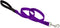 Dog Leash by Lupine in 3/4" wide Purple 4-foot long with Padded Handle...