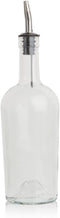 Tablecraft Home Glass Syrup Bottle with Vented Stainless Steel Pourer - 500ml...