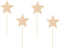 24 Pack of Glitter Rose Gold Star Cupcake Toppers...