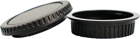 NIYI 2Sets, Camera Body Cap and Lens Rear Cap Kit, Compatible with Canon EFEF-S Mount DSLR Camera Rear Lens Protector Cover and Body Protector Set...