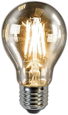 Newhouse Lighting 5W A19 Vintage Edison LED Filament Light Bulb (E26), Dimmable, 2200K...