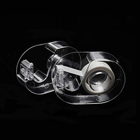 2pcs Clear Acrylic Eyelash Tape Dispenser Cutter Eyelash Extension Adhesive Tape Dispenser Holder Set Paper Eyelash Tape Supply Accessories...