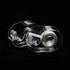 2pcs Clear Acrylic Eyelash Tape Dispenser Cutter Eyelash Extension Adhesive Tape Dispenser Holder Set Paper Eyelash Tape Supply Accessories...