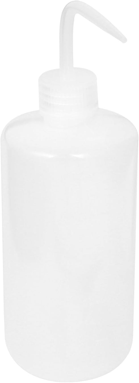 YOKIVE 1 Pcs Squeeze Wash Bottle, Lab Container with Bent Tip | Liquid Storing, Great for Laboratory, Gardening, Experiment Use (Translucent, 500M...