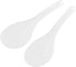 2PCS Plastic Rice Paddle Spoon Rice Scoop, Non-Stick Rice Spatula Rice Cooker Shovel Rice Serving Spoon 7.87 Inch (White E)...