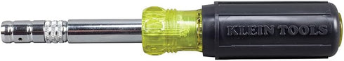 Klein Tools 32596 Multi-Bit Screwdriver /Nut Driver, Magnetic 8-in-1 HVAC Slide Drive Tool with Hex, Phillips, Schrader Bits, Nut Drivers...