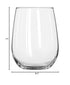 Libbey Glassware 221 Stemless White Wine Glass, 17 oz. (Pack of 12)...