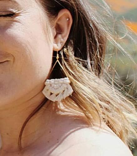 Bohemian Handmade Fringe Tassel Dangle Drop Statement Earrings for Women...