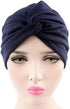 Women's Sleep Turban Pre Tied Cotton Chemo Cap Beanie Turban Headwear for Cancer Patients...