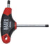 Klein Tools JTH4E13 1/4-Inch Hex Key with Journeyman T-Handle, 4-Inch...