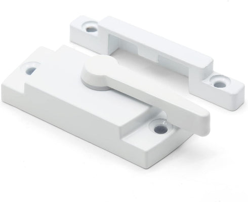 2 Pack Cam Action Window Sash Locks for Double Hung Windows, White Sash Window Locks for Vertical & Horizontal Sliding Windows...