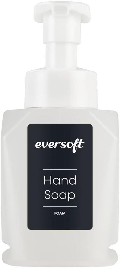 EZbrnd Eversoft Foaming Countertop Hand Soap Bottle Dispenser, 385 ml (13 oz), Refill Cartridges Sold Separately...