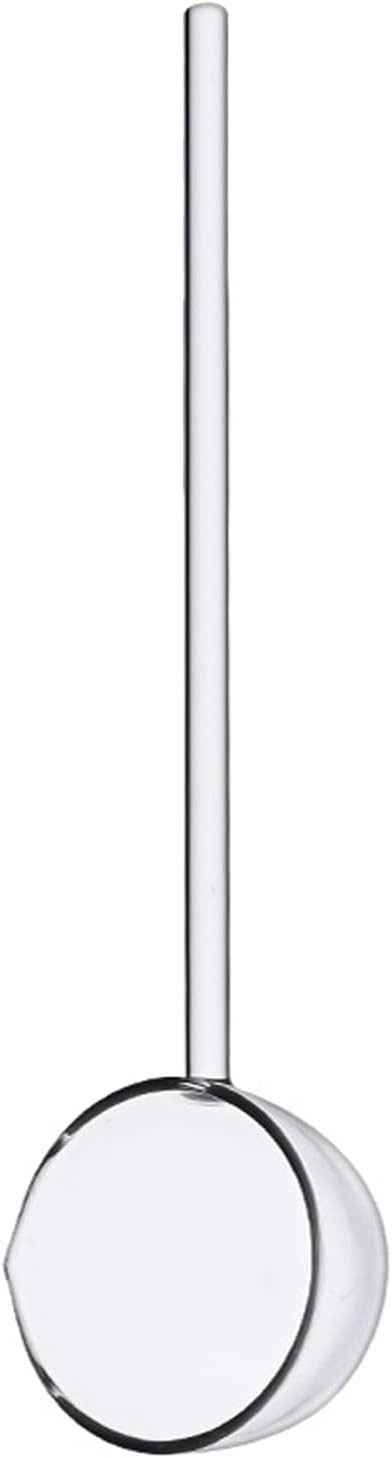Clear Glass Stirring Spoons Transparent Crystal Teaspoons Milk Cocktail Cold Drinks Mixing Spoon Swizzle Stick Stirrers Salt Sugar Spice Appetizer...