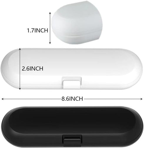 2 Pcs Electric Toothbrush Travel Case, Toothbrush Travel Containers, Portable Travel Toothbrush Holder for Oral B Pro & Sonicare & 97% Other Tooth...