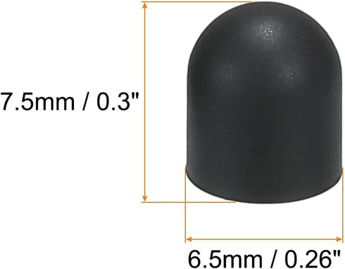 MECCANIXITY 30pcs 6.5mm Stylus Pen Fine Tips Conductive Rubber Capacitive Touch Screen Pens Tip Soft Universal Replacement...