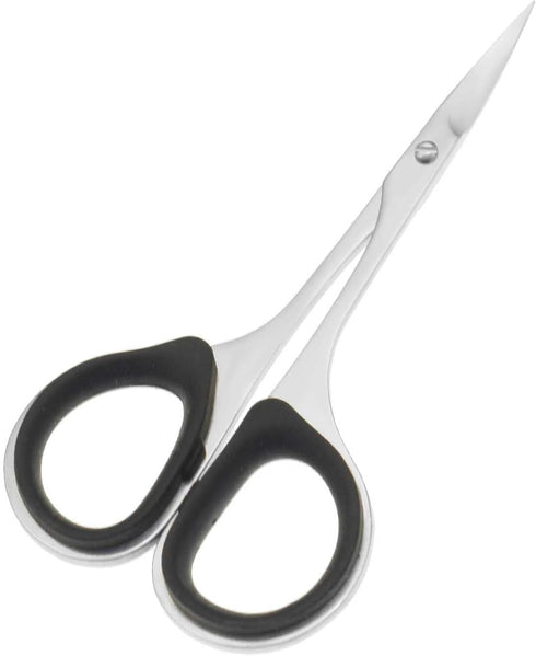 NC 2 Pieces Sewing and Embroidery Scissors Curved, Sharp, Stainless-Steel Design | Precision Tips, Ergonomic Rubber Handle Grip Small, Compact DIY...