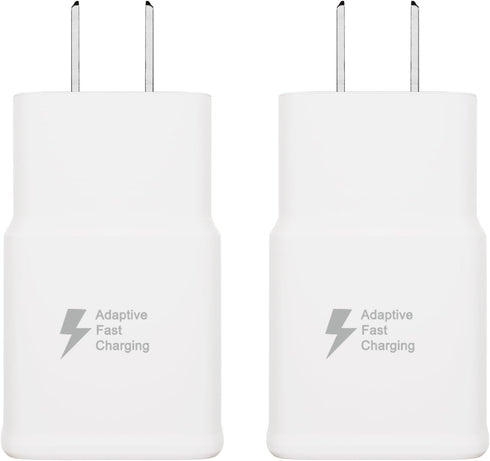 Adaptive Fast Charging USB Wall Charger Adapter for Samsung Galaxy s24 s23 s22 S21S10 S6 S7 S8 S9 / Edge/Plus/Active, Note 5 8, 9, Note 10, LG Qui...