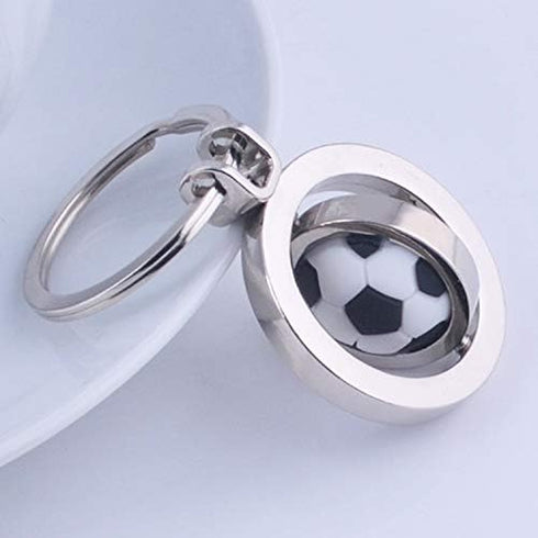Rotatbale Basketball Soccer Golf Ball Keychains for Boys Girls Womens Mens Ball Related Gift for Birthday Christmas Souvenir...