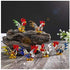 Crystalsuncatcher Handmade Mini Cock Art Glass Blown Animal Figurine(Cock)...